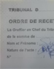 Facture de dépôt des procès verbaux au RCCM